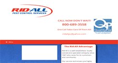 Desktop Screenshot of aaridallpestcontrol.com
